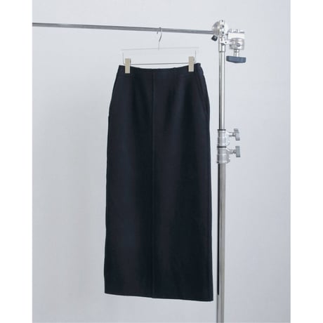 【anuke】Wool Cutoff Skirt
