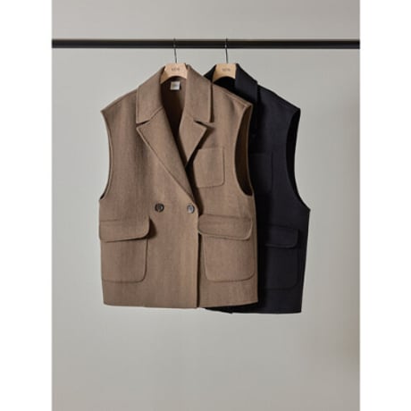トップス YENN DOUBLE FACE KNIT VEST fit=scale-down,w=1200
