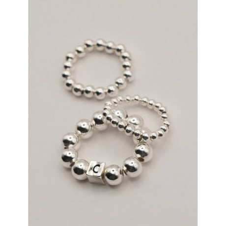 【CHIGNON】丸玉ﾘﾝｸﾞ3ﾚｲﾔｰｾｯﾄ