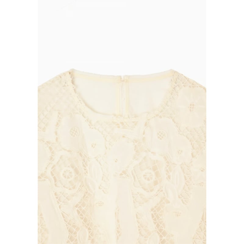 Hella】EMBROIDERY LACE BLOUSE | selectshop kusu