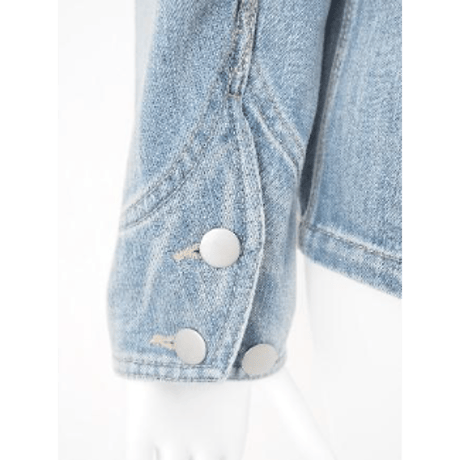 【Boutique Ordinary】Denim Collarless Jacket
