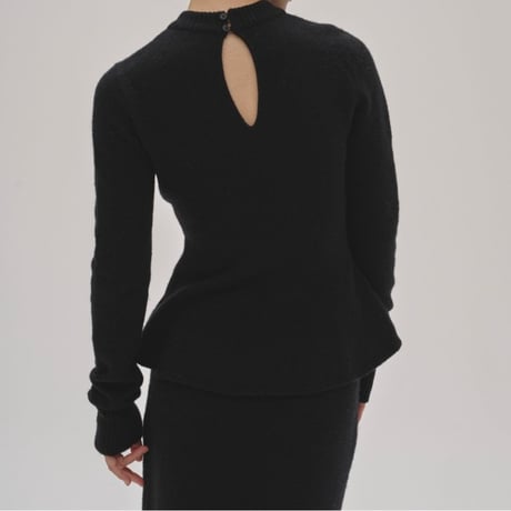 【TODAYFUL】Puffy Peplum Knit　※納期10月中～11月中