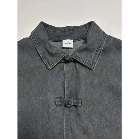【YENN】DENIM CHINA SHIRT JK ※納期9/上〜9/中