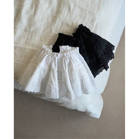 【anuke】2way Lace Skirt　※納期7月下旬～8月下旬