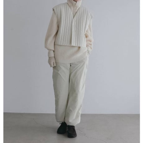 【anuke】Reversible Padding Pants　※納期12月上旬～1月上旬