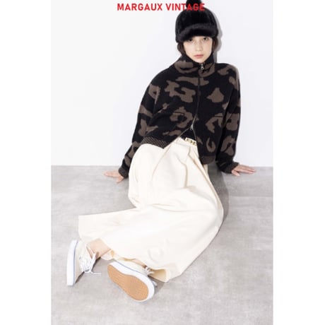 【MARGAUX VINTAGE】フラノタックスカート