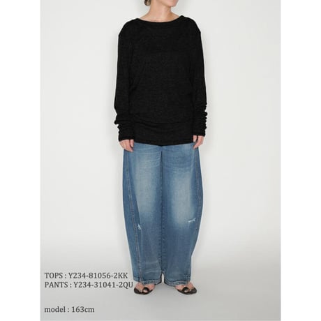 【YENN】NARROW LONG TEE