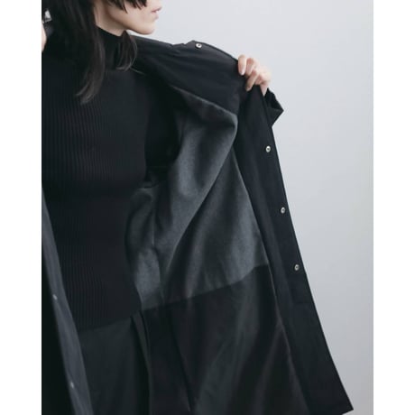 【anuke】Padded Soutiencollar Coat　※納期11月上旬～12月上旬