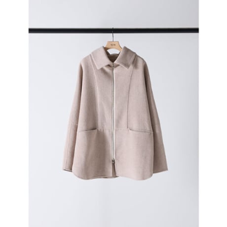 【YENN】ZIP COLLAR MID COAT