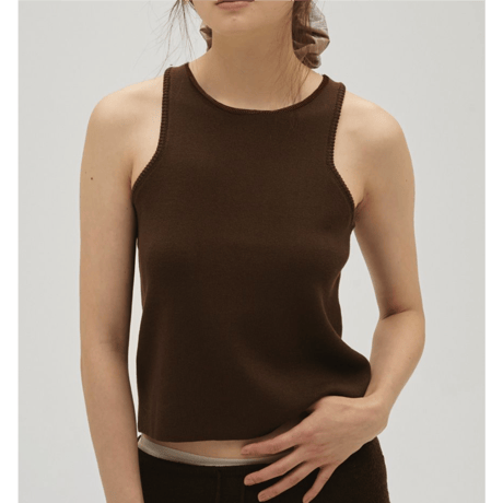 【TODAYFUL】Crewneck Knit Tanktop　※納期5月中旬〜6月中旬