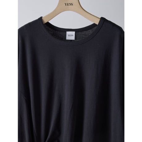 【YENN】 TWIST TUNIC TEE　納期：2026年2月上旬～3月上旬