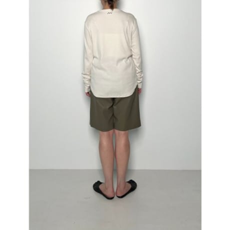 【YENN】FAUX LEATHER HALF PT