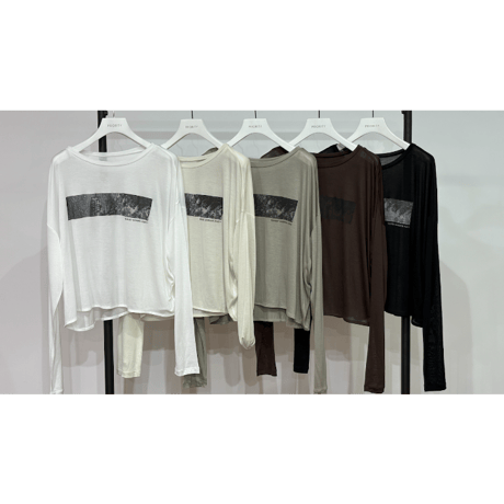 【PRIORITY】シアーフォトTシャツ