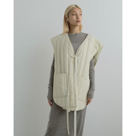 【anuke】Backopen Stripe Vest※10月中～11月中
