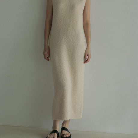 【anuke】2way Shaggy Onepiece　※納期3月下旬〜4月下旬