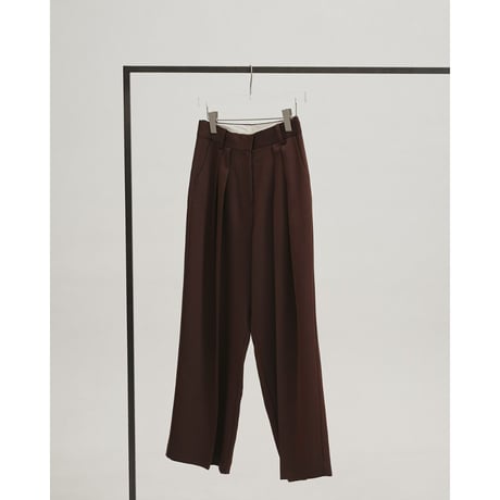 【TODAYFUL】Tuck Wide Trousers　※納期 3月中旬〜4月中旬