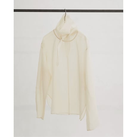 【TODAYFUL】Sheer Tie Blouse　※納期4月中旬〜5月中旬
