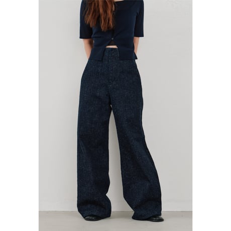 【Hella】wide nep denim　※納期2月中旬〜3月中旬