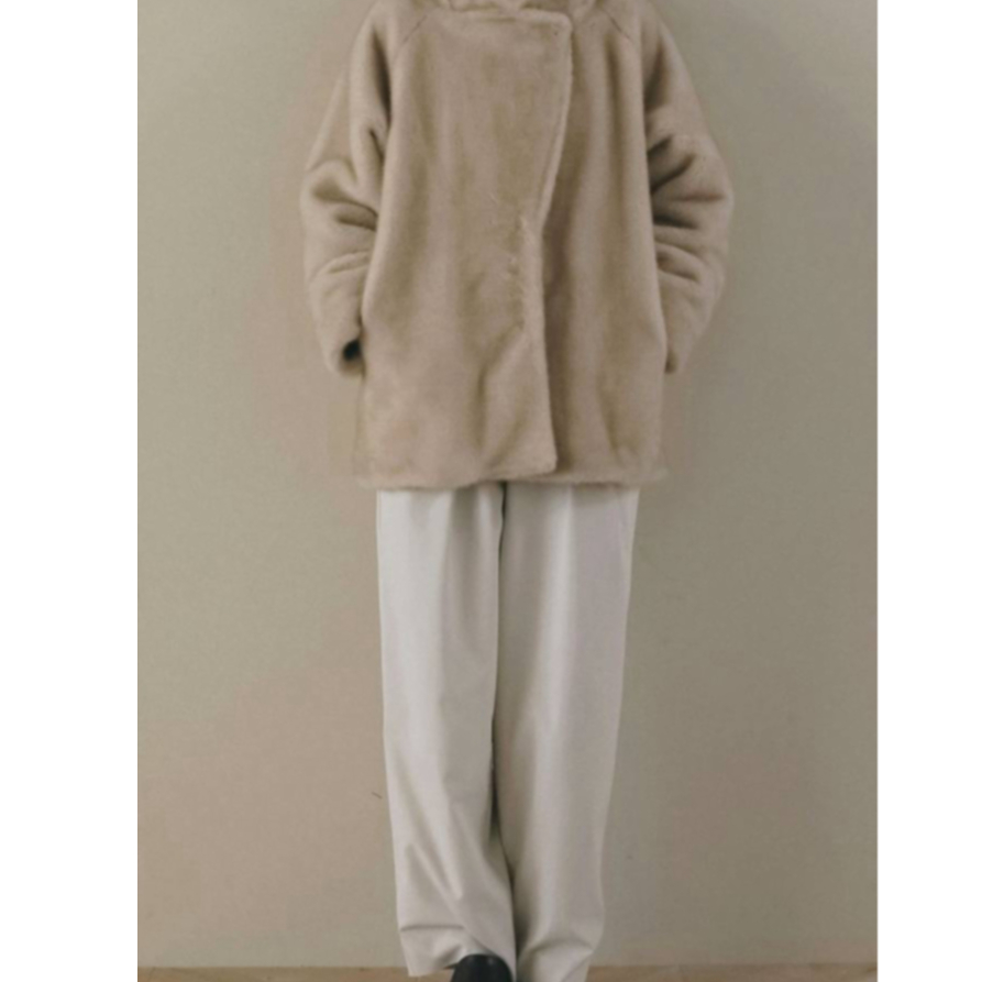 anuke】Eco Minkfur Jacket ※納期11月下旬～12月下旬 | sele