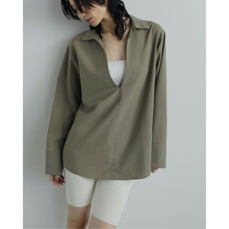 【anuke】Deep Skipper Shirts※9月中～10月中