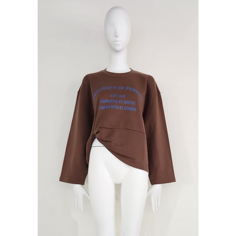 【Boutique Ordinary】Twisted College Sweat