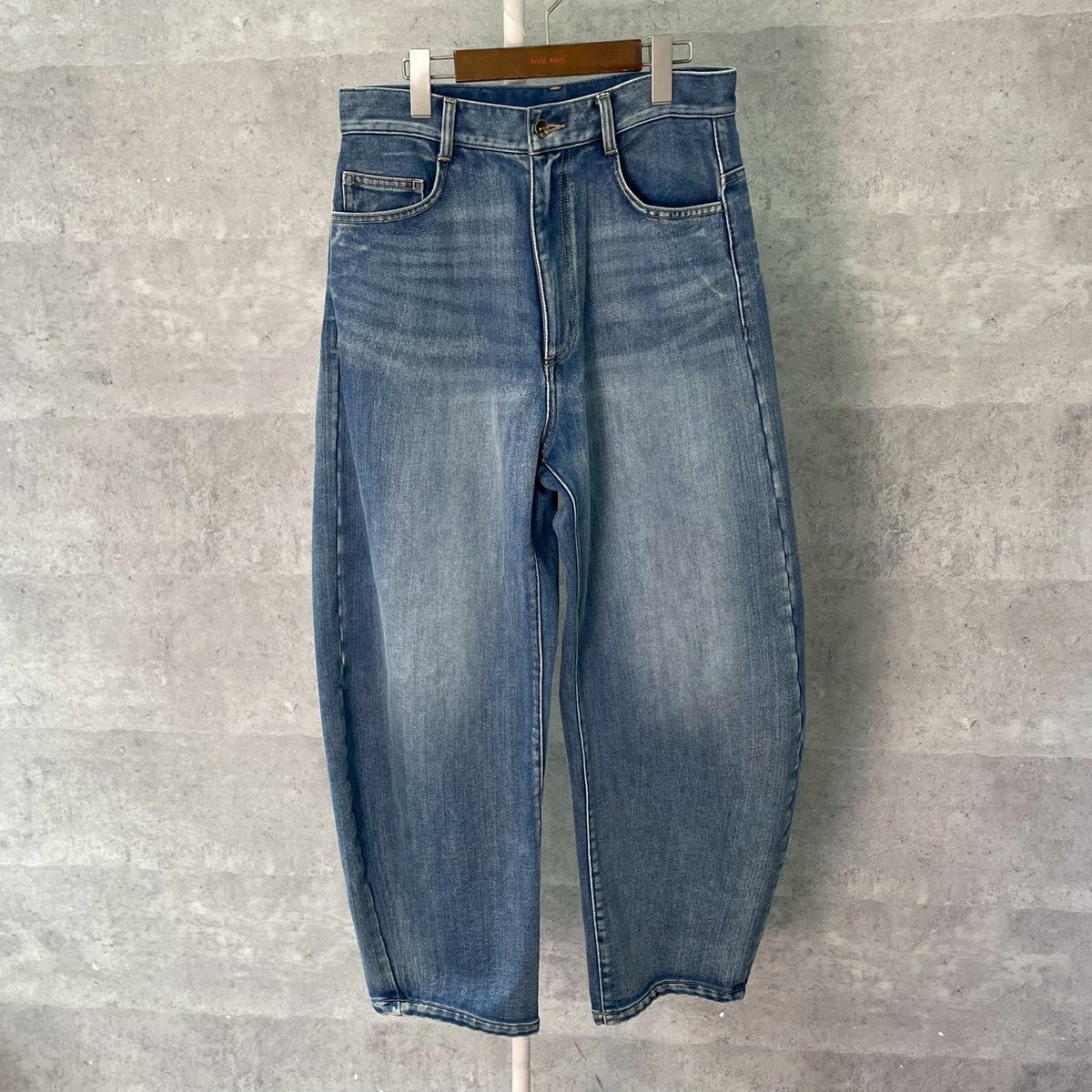 タグ付未使用【Anna Kerry】裏起毛　モロッコ　デニムパンツ Anna Kerry】裏起毛モロッコデニムパンツ | selectshop kusukusu