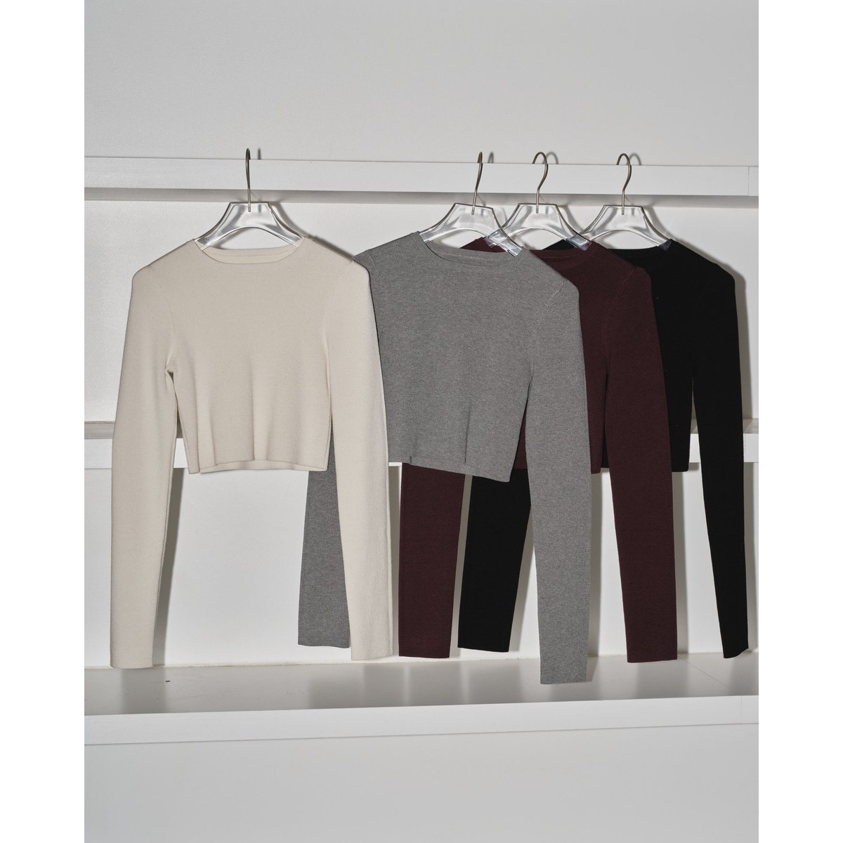 TODAYFUL】Cropped Smooth Knit | selectshop kusu...