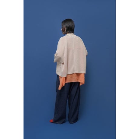 【【CYAN tokyo】スクエアヘムフェザーコンビTOPS