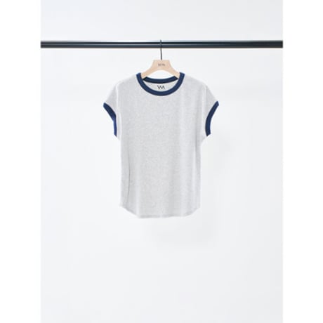 【YENN】 SHORT SLEEVE RIB TEE