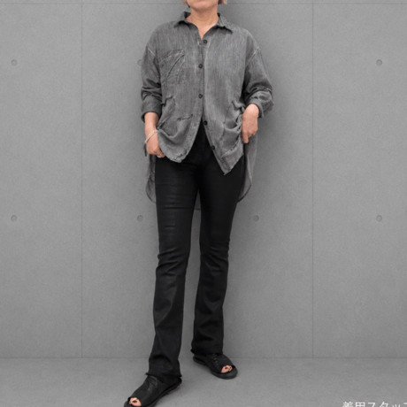 【M.U.L.】BROKEN LAYER LONG SHIRT　MULW-2027