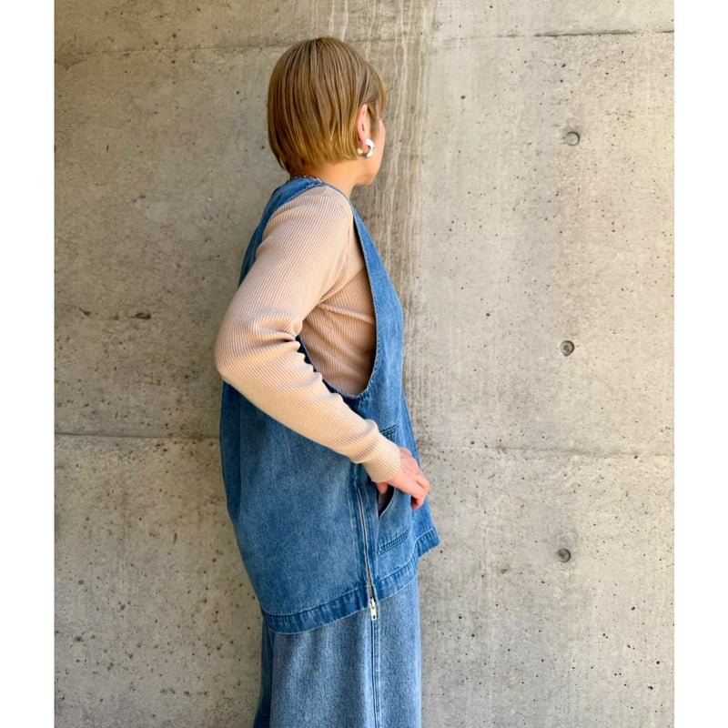 CLOCHE】デニムベスト | selectshop kusukusu