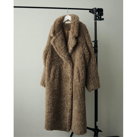 【ànuke】Ecofur Over Coat　※11月上旬~12月上旬頃 発送予定