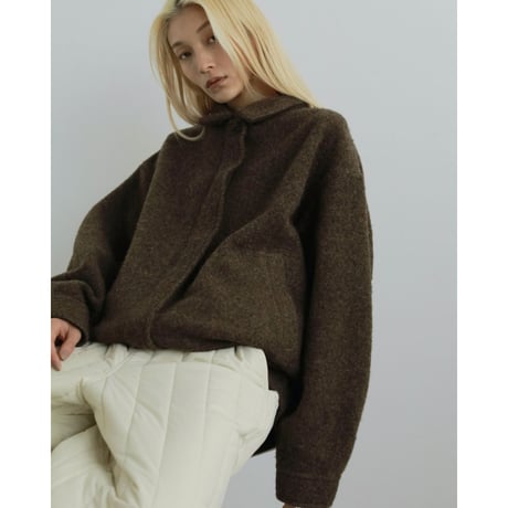 【anuke】Sliver Zip Blouzon※10月下～11月下