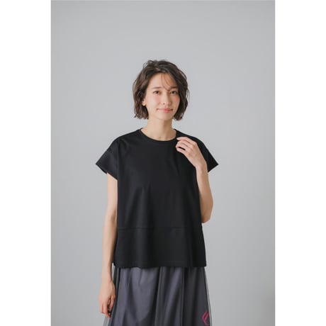 【GALENA】シフォンドッキングTシャツ
