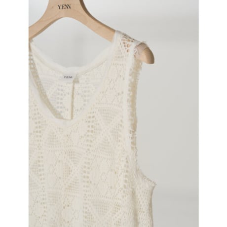 【YENN】CROCHET LACE DRESS