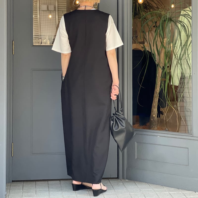 ✨遂に入荷✨【CLOCHE】ジレ風ワンピース | selectshop kusukusu 