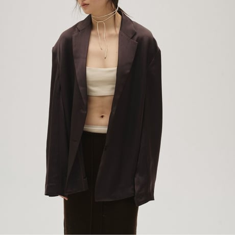 【TODAYFUL】Satin Over Jacket　※納期3月中旬〜4月中旬