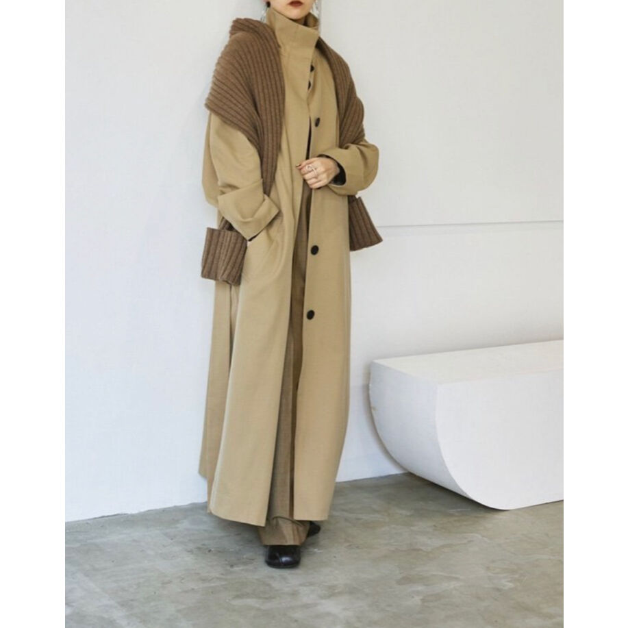 Standcollar Trench Coat | selectshop kusukusuジャケット/アウター