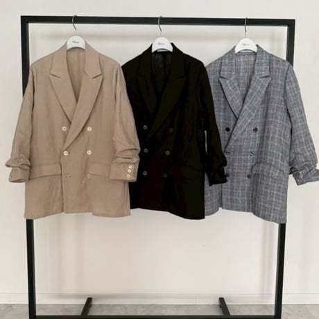 【Boutique Ordinary】Chou-Chou Sleeve Double Jacket