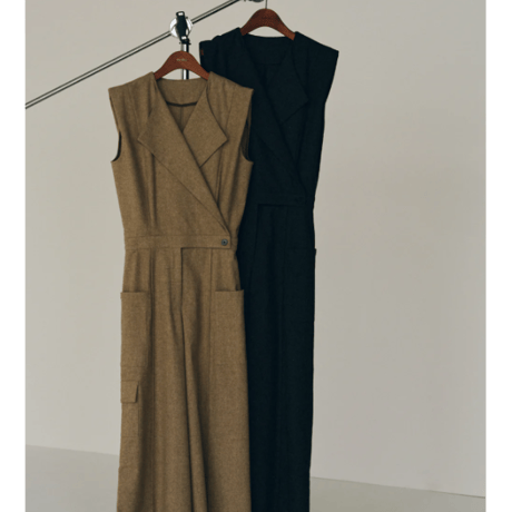 【Halla】cachecoeur jumpsuit※納期8下～9下