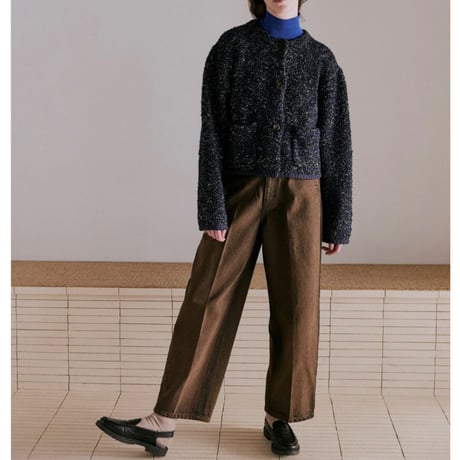 【WHYTO.】centerpress denim trouser