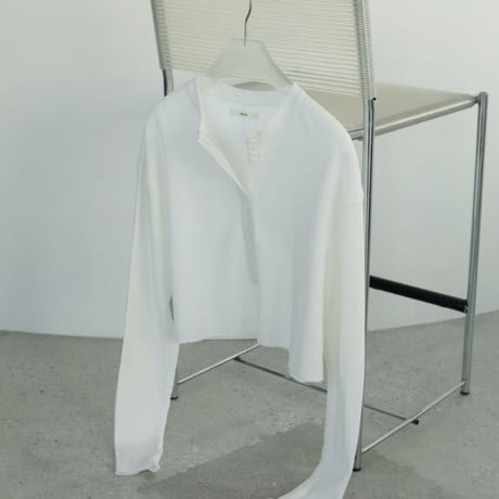 【anuke】Waffle Henley Tops