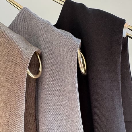 【MARGAUX VINTAGE】バルーンヘムノースリーブBL