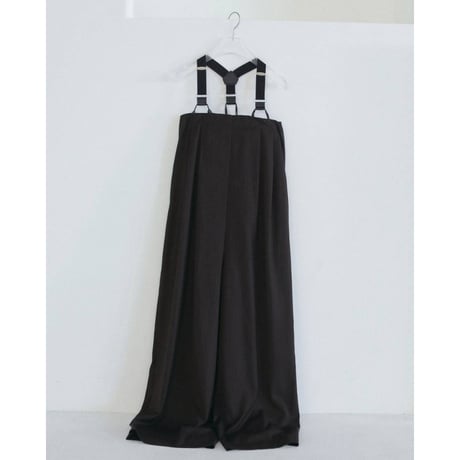 【anuke】Stripe Baretop Combinaison　※納期11月上旬～12月上旬