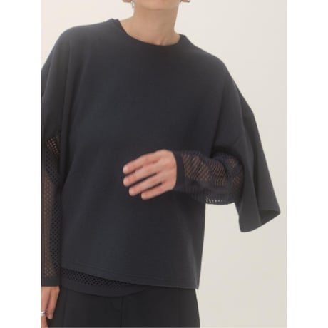【YENN】HOLE BOXY TEE