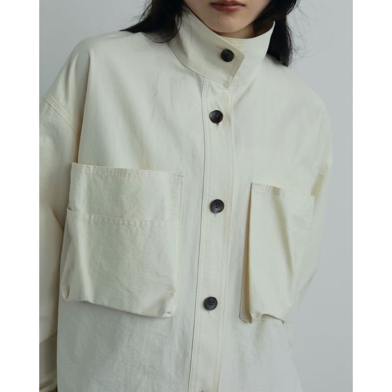 anuke】Pocket Standcollar Shirts | selectshop k