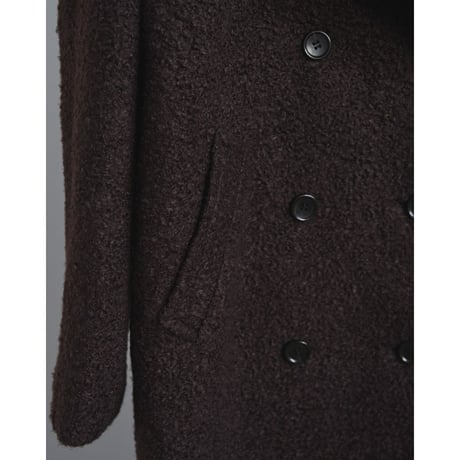 【anuke】Double Tweed Coat※11月上～12月上