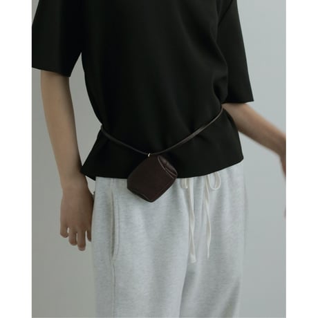 【anuke】Ecoleather Waist Pouch※9月中～10月中
