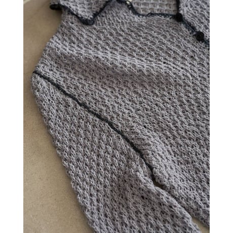 【anuke】Piping Scarf Knit　※納期8月下旬～9月下旬