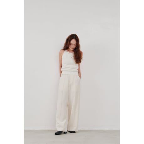 【Hella】pintuck wide pants　※納期3月中旬〜4月中旬